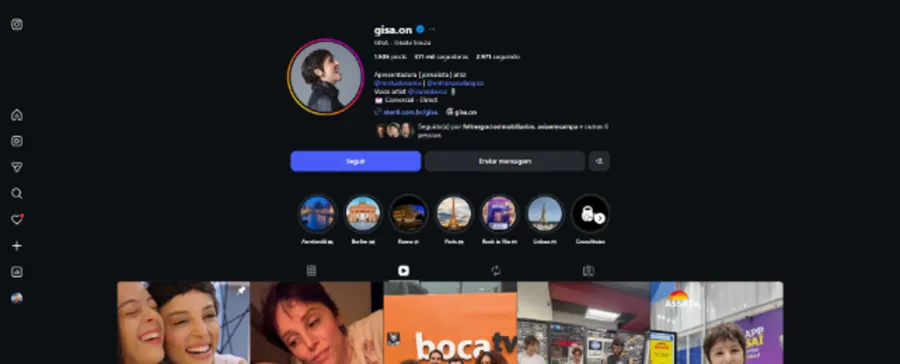Conteúdo de Gisa On ligado à Mix